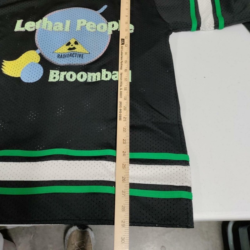 Lethal People Broom Ball Jersey Jersey Size Medium 22x29 A252ed gallery