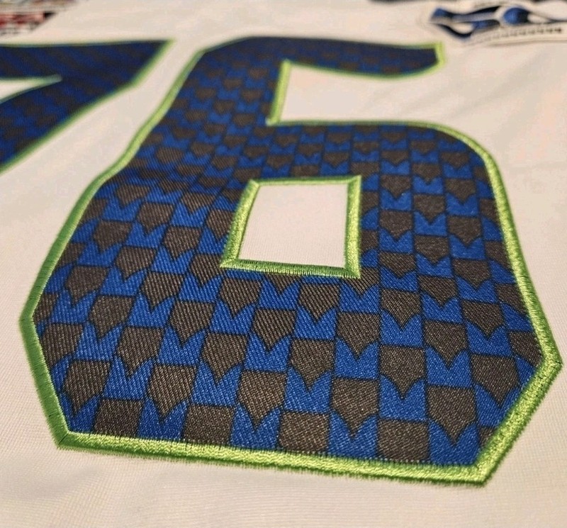 Custom Nike NFL Seattle Seahawks Super Bowl LX + USA 250 & 50th White Jersey gallery