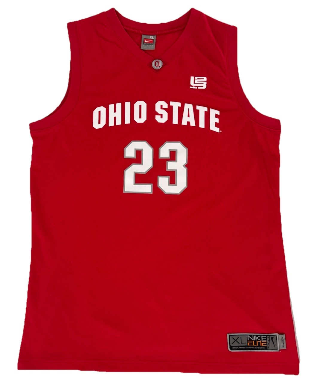 LeBron James #23 Icon Edition OSU Buckeyes Jersey Red XLarge Team Nike Elite gallery