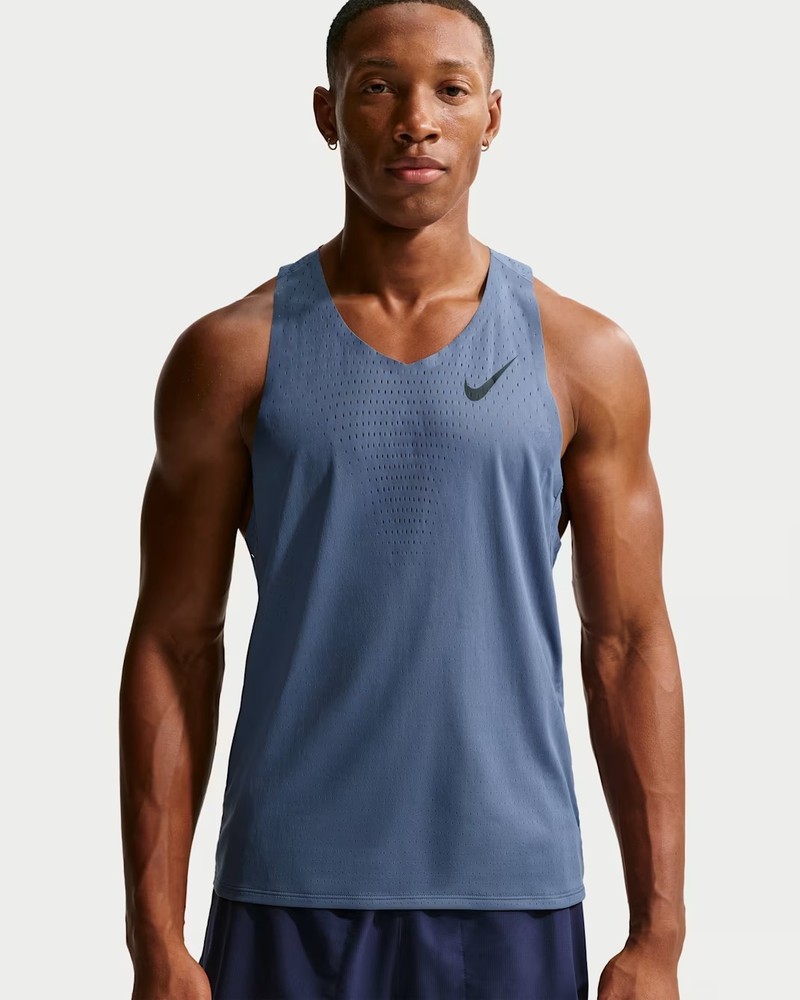 Nike DRI-FIT ADV Aeroswift Pro Elite Running Singlet Mens MEDIUM FN4231-411