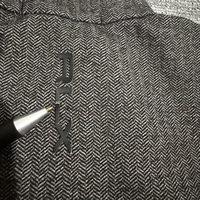 RLX Ralph Lauren Pullover Extra Large Gray Herringbone Performance Quarter Zip gallery