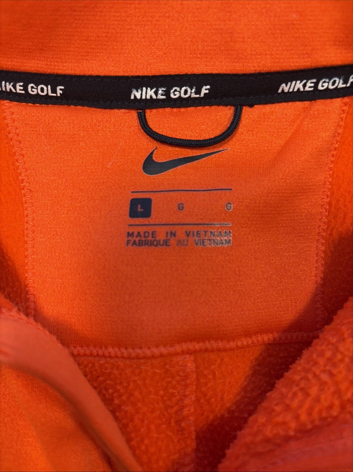 Nike Golf Quarter Zip Size Large Clemson gallery