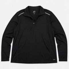 Champion C9 Duo Dry Men’s XXL Black 1/4 Zip Pullover Jacket Long Sleeve Vintage