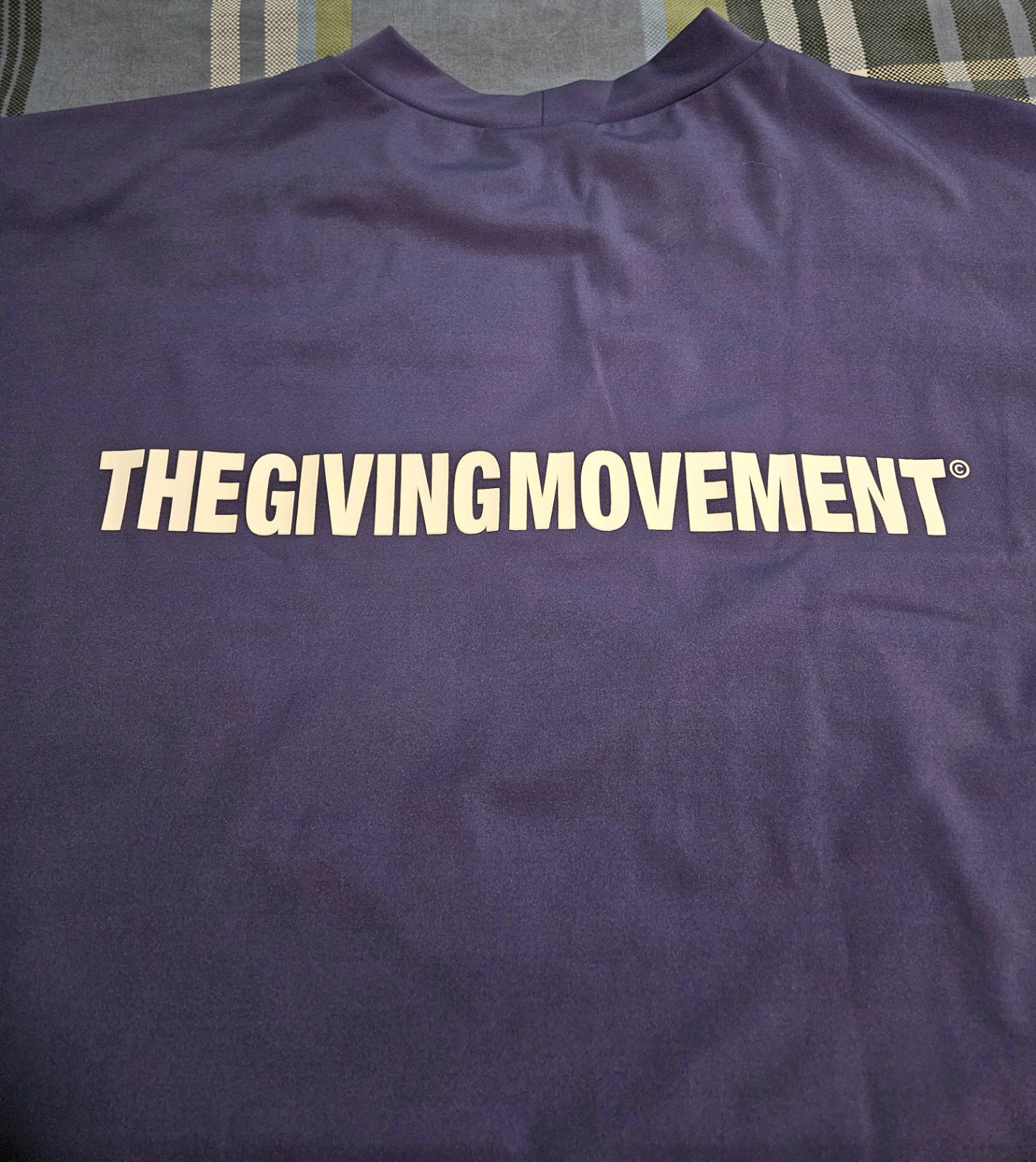The Giving Movement Made In Dubai Super Oversized Purple T-Shirt Size 2XL NWT gallery