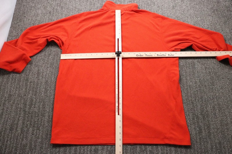 VTG Nike ACG Base Layer Orange Terrycloth Long-sleeve Thermal Shirt Men's Large gallery