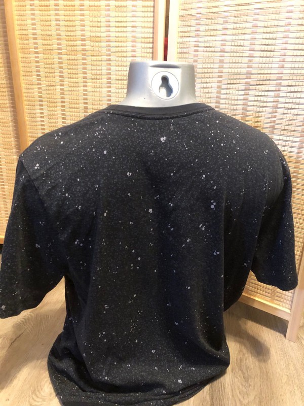 Nike SS Men's Short Sleeve Shirt Dri-Fit Active-Wear Black Digital Glitch XL 388 gallery