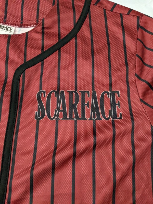 Scarface Button Up Baseball Jersey - Men's L gallery