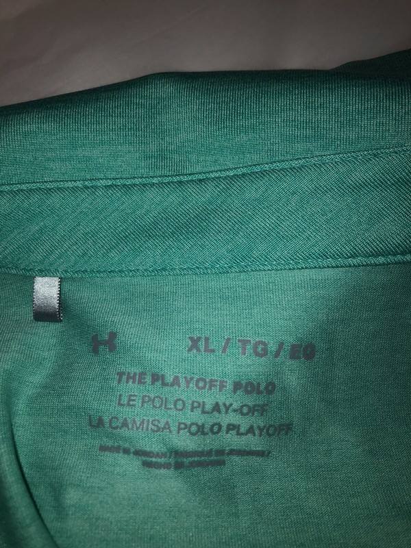Under Armour Playoff Polo The Hideout Golf Course Green Shirt Men’s size XL gallery