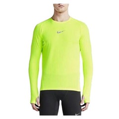 Nike Men’s Aeroreact Long Sleeve Training Top Volt Yellow XX-Large $105 Value