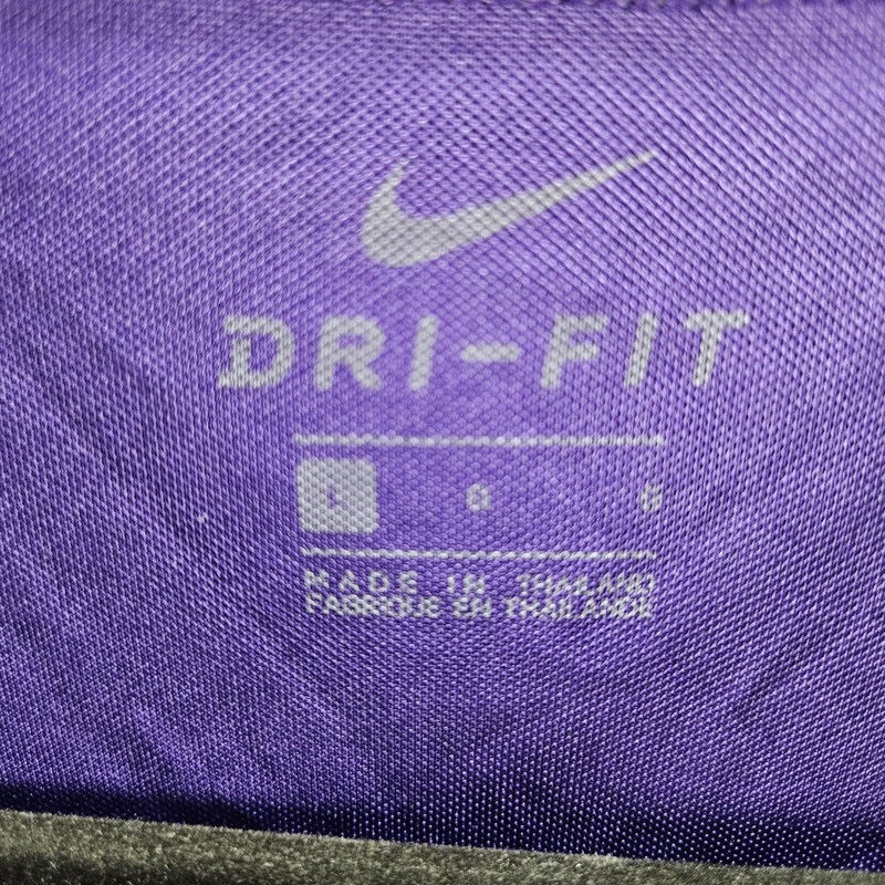 Nike Soccer Jersey Mens Large Purple Kit Fun Colorful gallery
