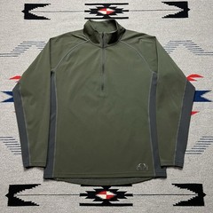 Kuiu Half Zip Pullover Hunting Longsleeve Mens Size Large Green