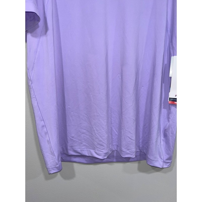 Fila Adrenaline Performance Training Men Shirt Crew Purple Athletic Training L gallery