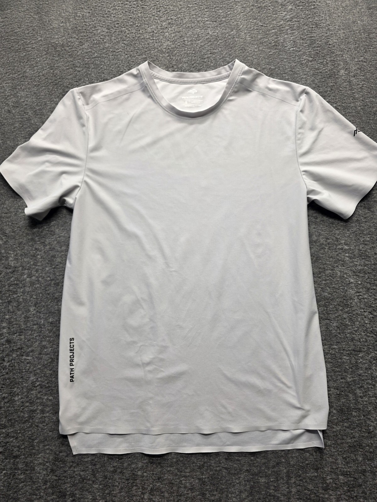 Path Projects Wadi Tee Mens Small White Running Shirt Performance Athletic P224 gallery