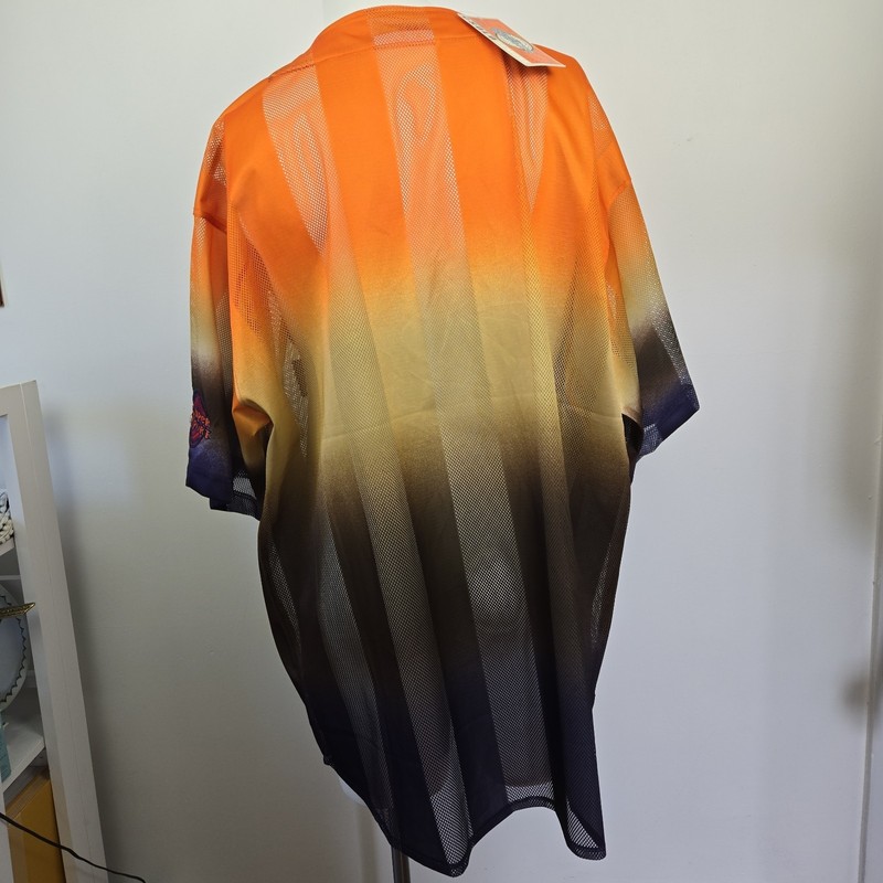 VTG Deadstock Solo Semore Baseball Jersey Hip Hop Los Angeles Spellout Mens 3XL gallery
