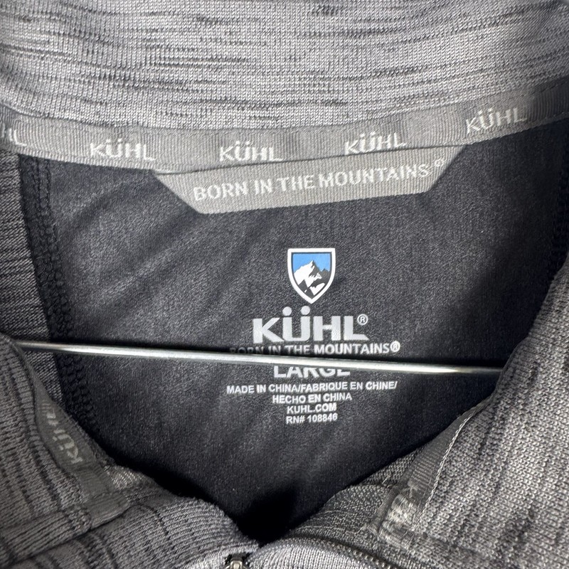 Kuhl Alloy Shirt Mens Large Heather Gray 1/4 Zip Outdoor Casual Hiking Baselayer gallery