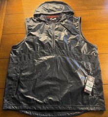Under Armour X-Run Vest Mens L Gray Reflective Running Hooded Run NWT $99.99
