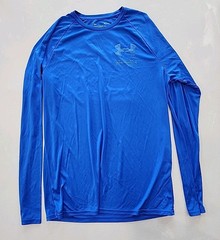 Under Armour Velocity Graphic Long Sleeve Loose Heatgear Shirt MEDIUM