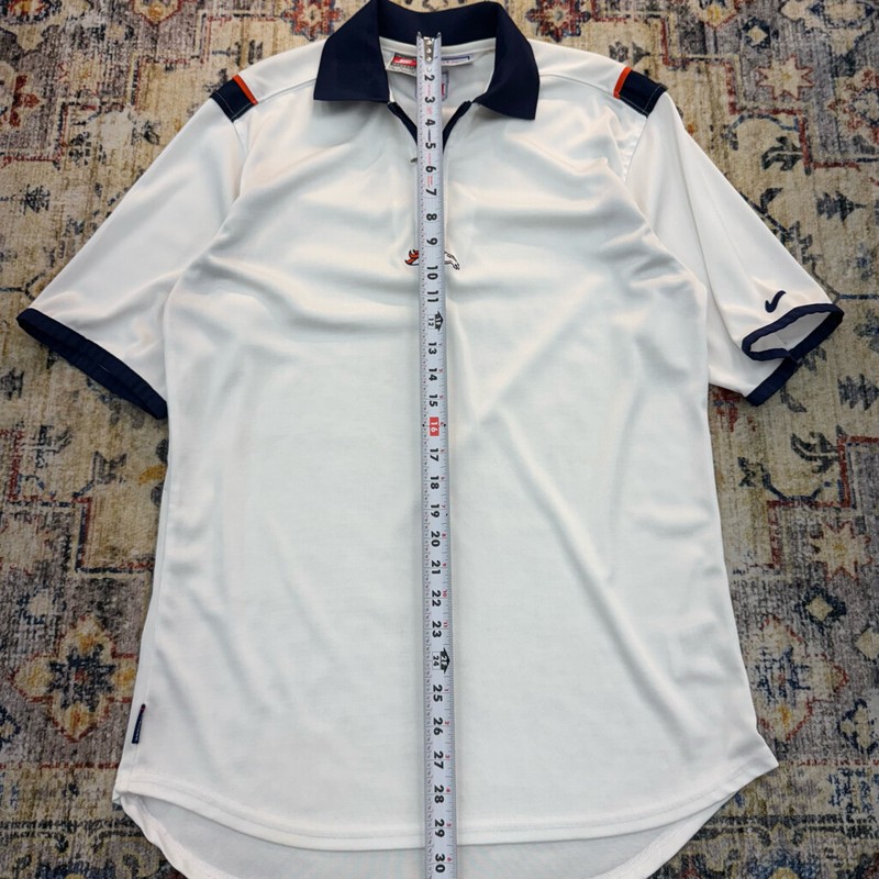 Vintage Nike NFL Denver Broncos Pro Line Polo – White/Blue – size M gallery