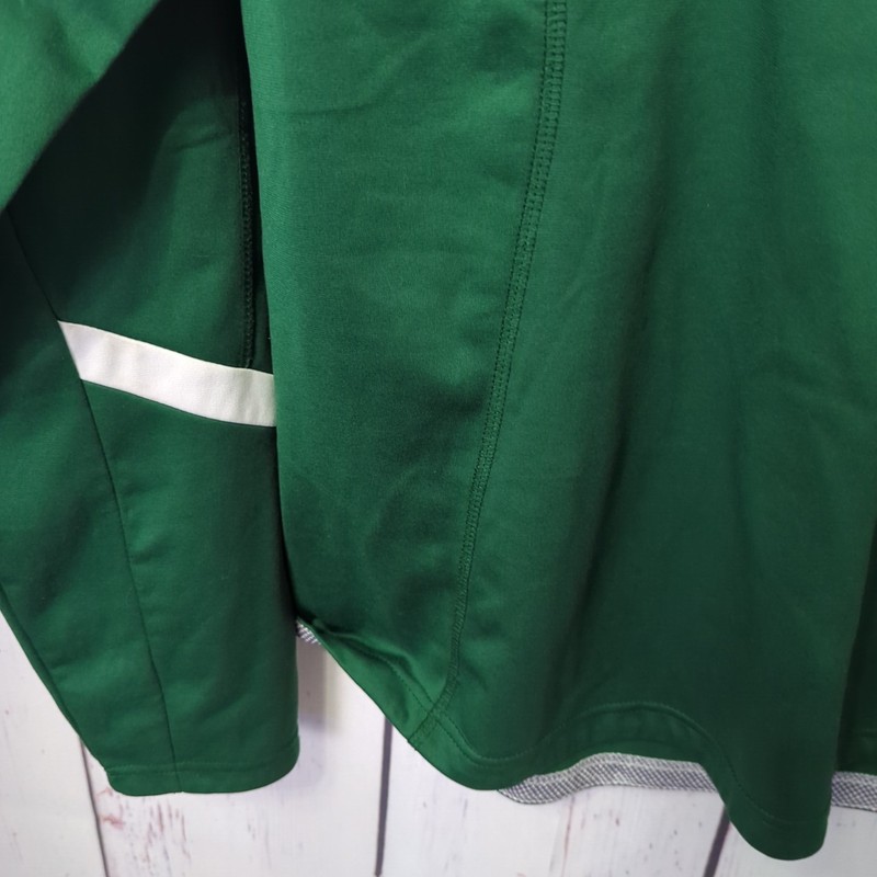 Holloway 1/4 Zip Pullover Green (Gray & White Accents) Men's Large EUC! [LF8] gallery