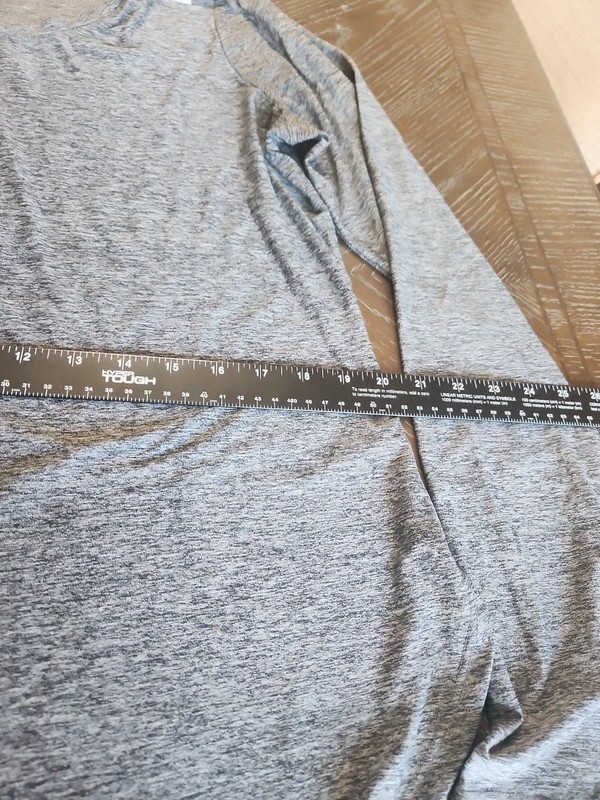 Adidas Long Sleeve Heather Grey Pullover No Size See Measurements for Size gallery