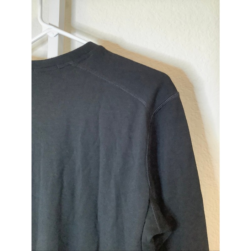 Smartwool Men's Medium Black Merino Wool 250 Baselayer Crew Neck T Shirt S8-17 gallery