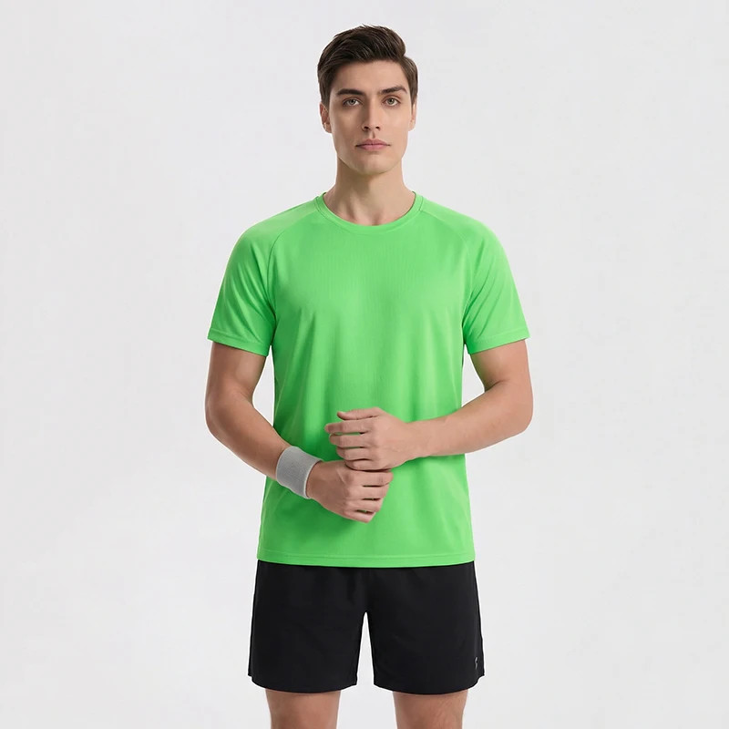 Men's Quick Dry Sports T-Shirt Breathable Gym Running Fitness Short Sleeve gallery
