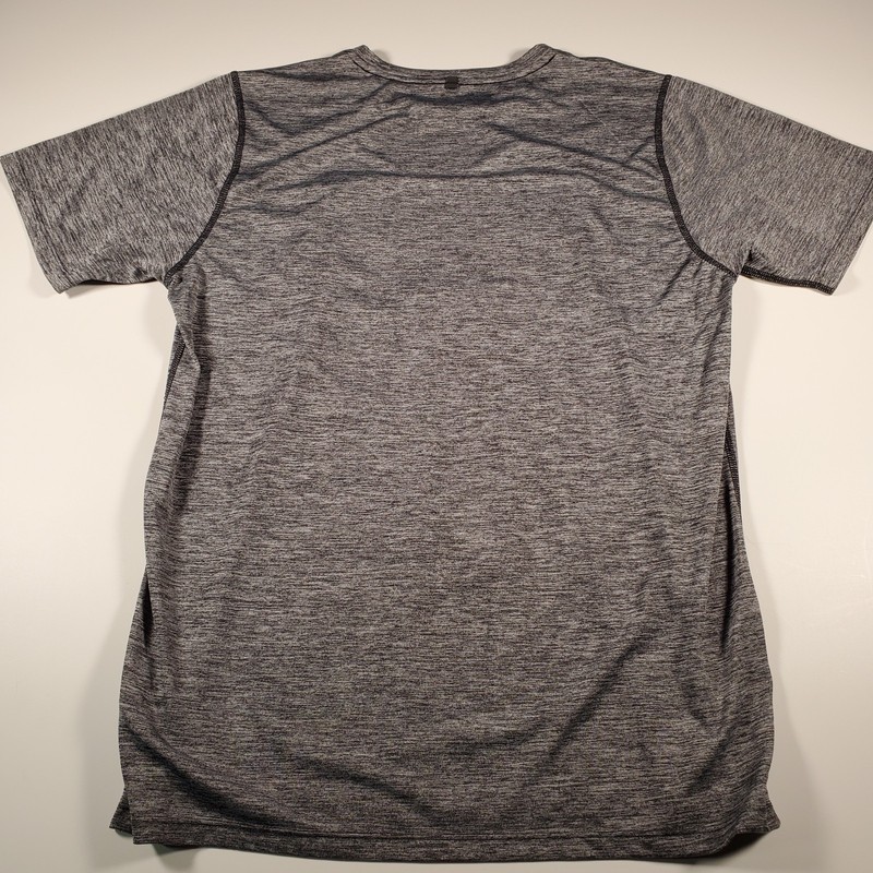 New Balance NB Dry Mens Size Large Heather Gray Short Sleeve Running Shirts 3 PK gallery