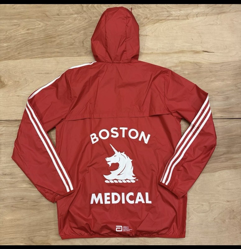XL- ADIDAS Men's 2023 Boston Marathon Medical Full-Zip Running Jacket NEW gallery