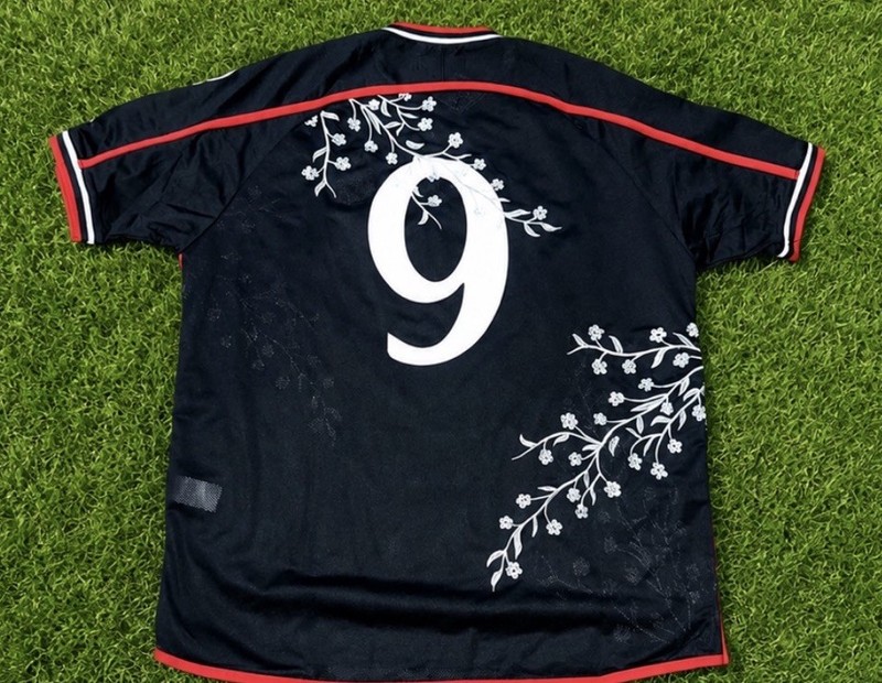 Supreme Floral Jersey Size Small Black FW25 gallery