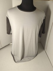 Lululemon Non-Stop Crew Contrast Sleeve Pocket Short Sleeve Guesstimate XL
