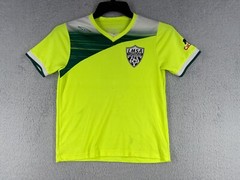 VINTAGE Score Soccer Jersey Youth Medium Yellow La Miranda Poly #6 Tito