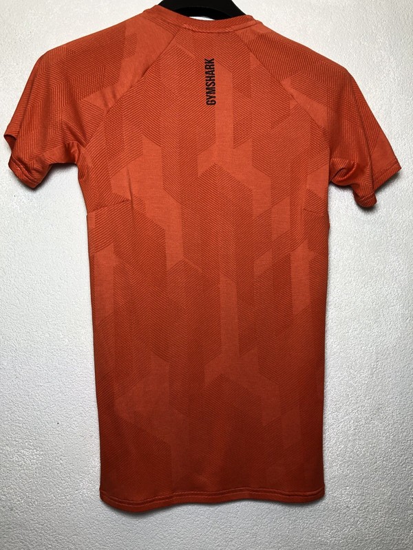 Gymshark Apex T-Shirt Slim Fit Firefly Orange Men’s XS gallery