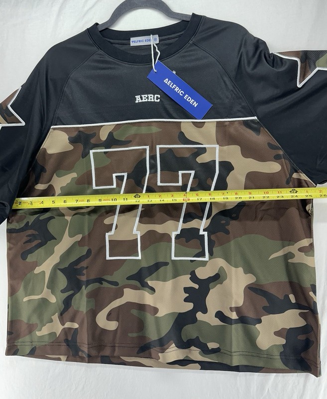 Aelfric Eden 77 Camouflage Football Jersey Men’s M gallery