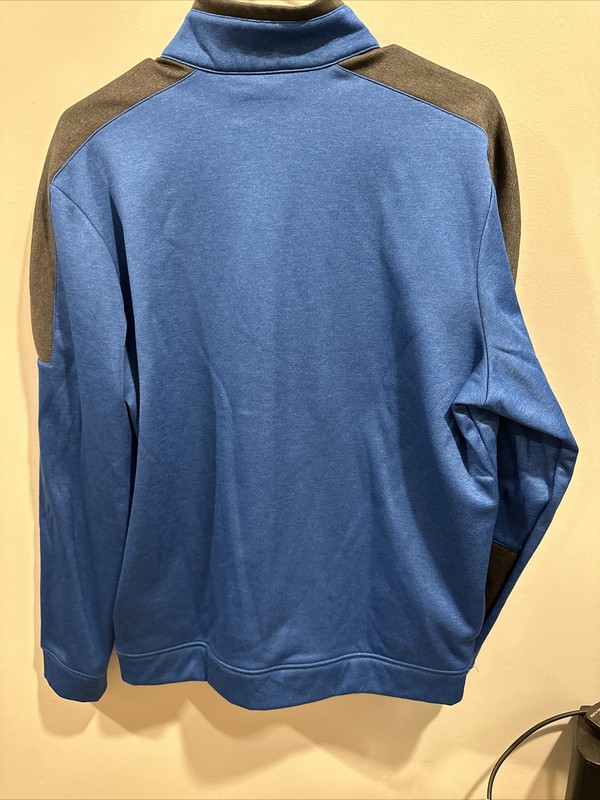 Callaway Blue Quarter Zip Pullover Long Sleeve Men's Size Small gallery