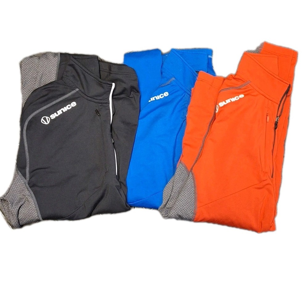 Sunice Sport Superlite FX Mens M Colorblock 1/4 Zip Long Sleeve Pullover bundle