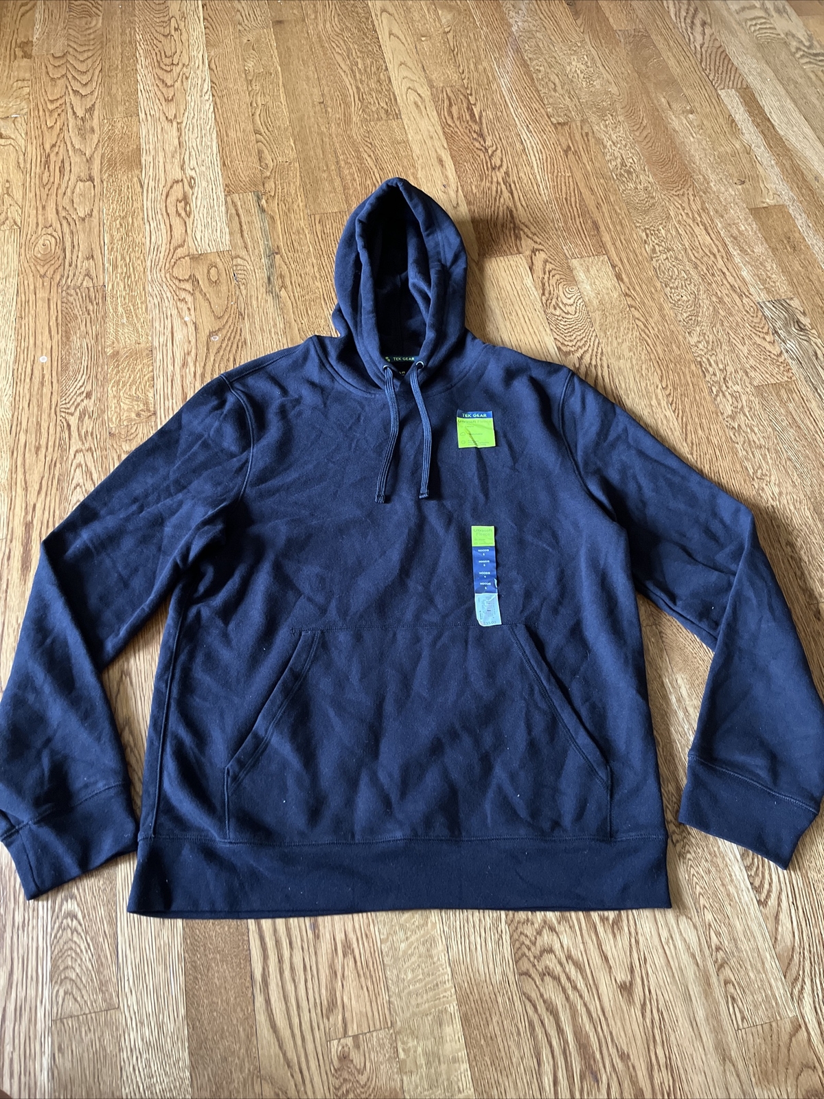 Tek Gear Men’s Performance Activewear Soft Fleece Hoodie-Black-Sz Small NWT $35 gallery