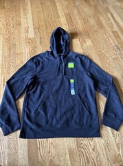 Tek Gear Men’s Performance Activewear Soft Fleece Hoodie-Black-Sz Small NWT $35