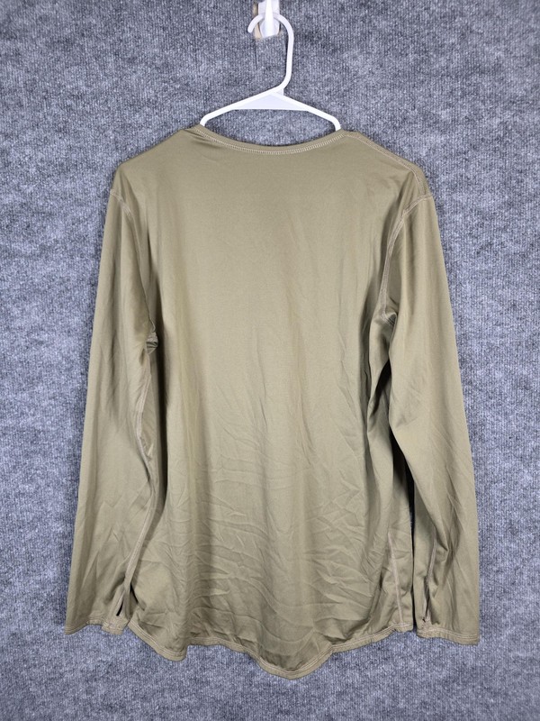 Milliken Undershirt Mens Medium Green Lightweight Cold Weather Gen III USGI gallery