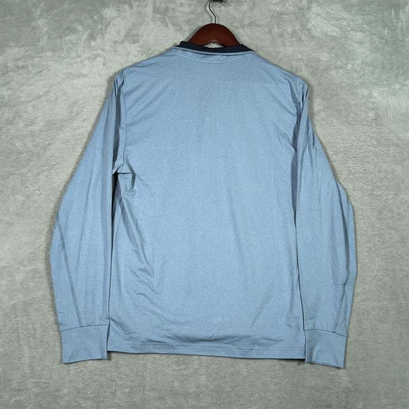 Polo Ralph Lauren Performance Pullover Mens S Blue Heather 1/4 Zip Golf Shirt gallery