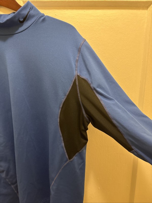 Men Nike Pro Combat Turtle Neck Long Sleeve Shirt Size XL gallery