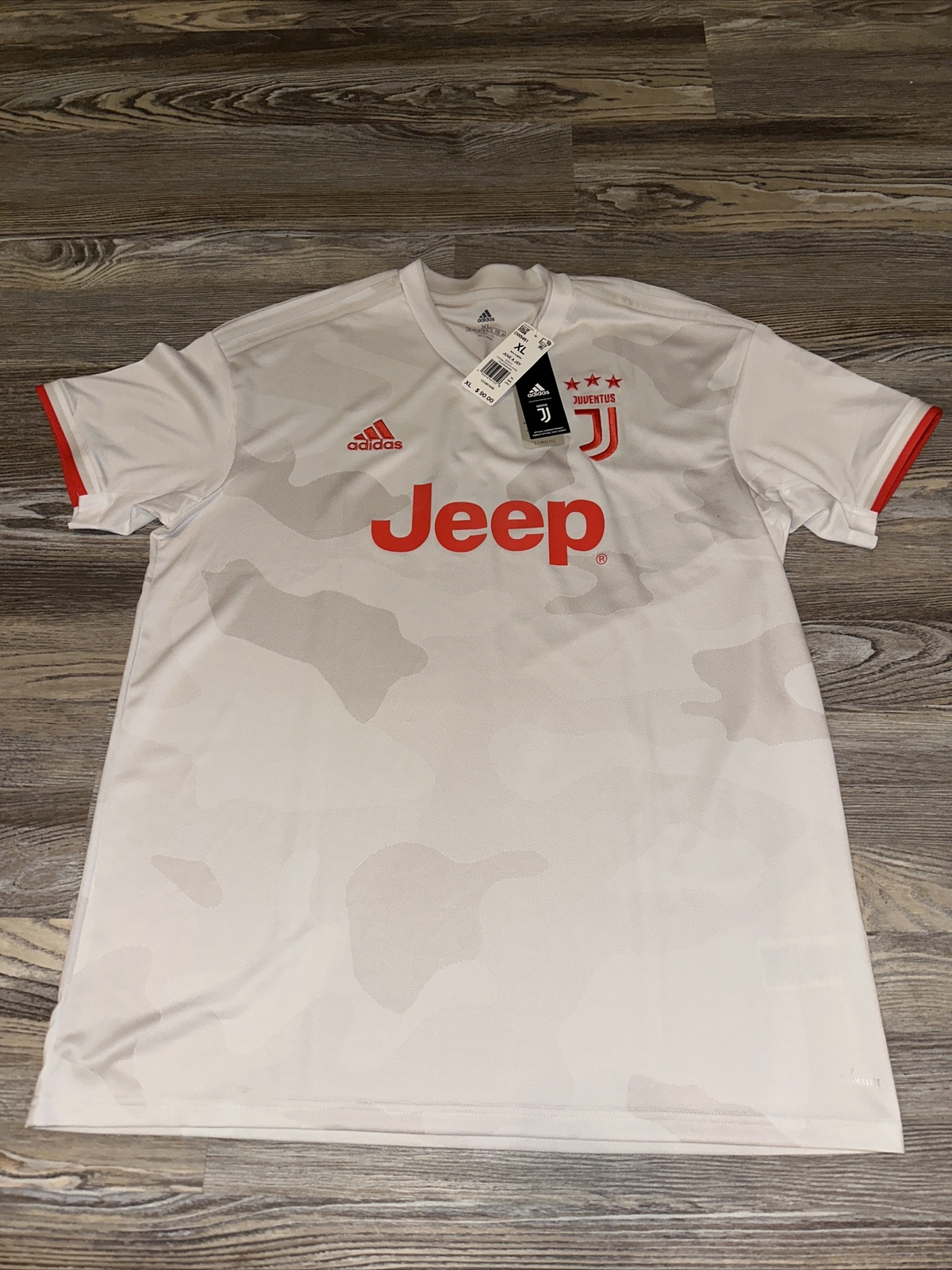 NWT Adidas Juventus 19/20 Authentic Away Soccer Jersey DW5461 Mens Size:XLarge gallery