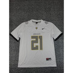 Nike Oregon Ducks Football Jersey Mens XL White #21 Wing Shoulders NCAA 21