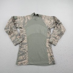 SNC Shirt Mens Small Green Air Force Tiger Stripe Camo Combat Pullover BDU USA