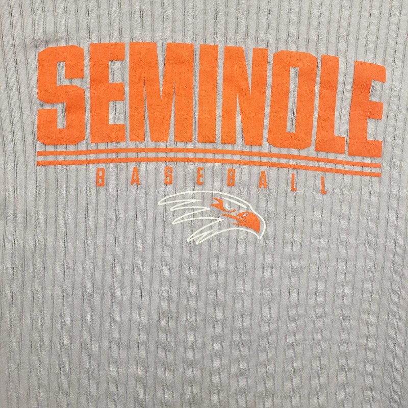 Nike Shirt Mens Large Green Grey Orange Florida State Seminole Baseball Casual gallery