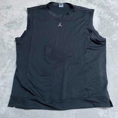 Jordan 23 Tank Top Jersey Mens Black Embroidered Logo Sleeveless Streetwear XL
