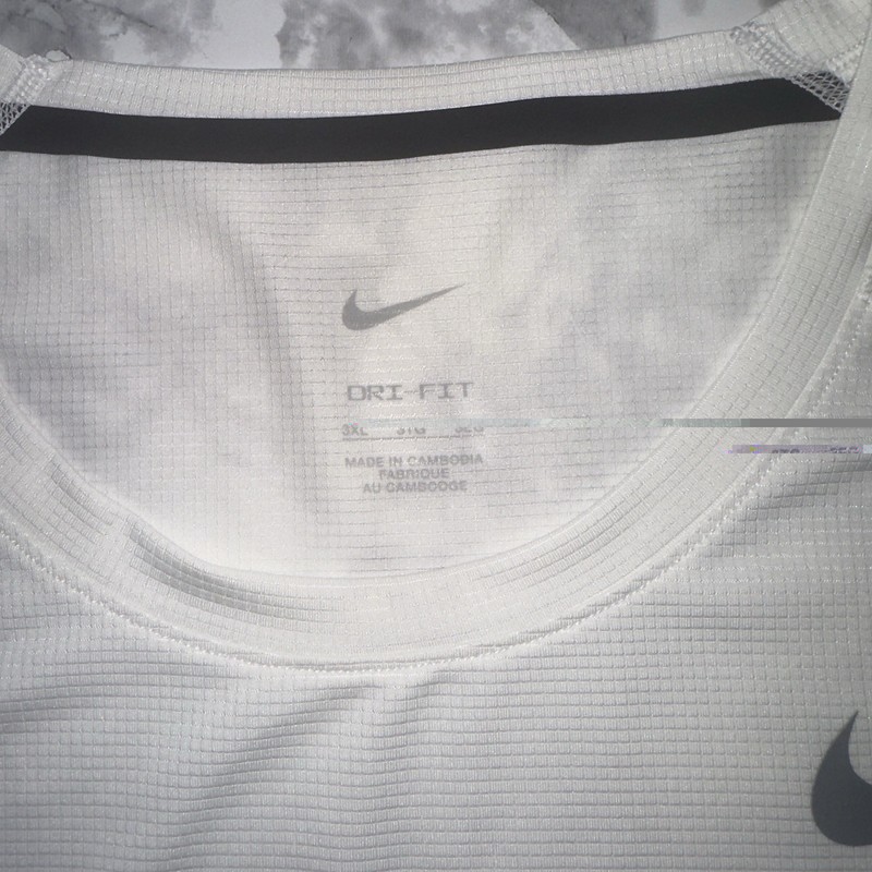 Nike Dri Fit Men's Big & Tall White Petrformance Tee Size 3XL gallery