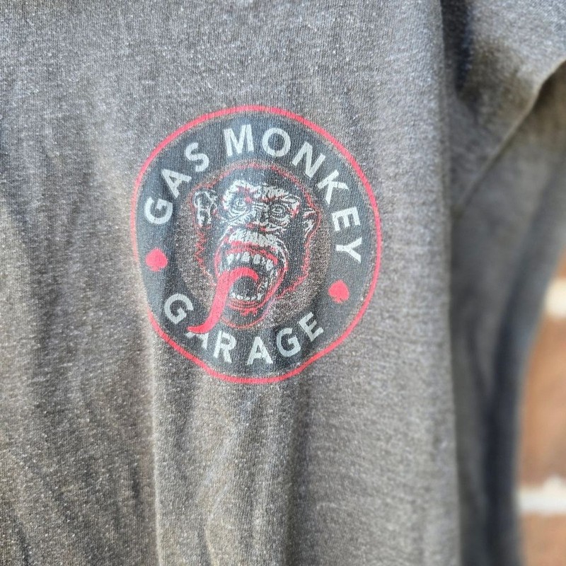 Gas Monkey Garage Hoodie Tank Top Men’s XXL Gray Graphic Logo Streetwear gallery