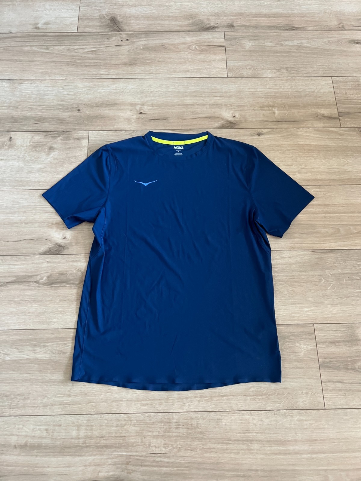 Hoka Navy Blue Performance Running Shirt - Size Medium gallery