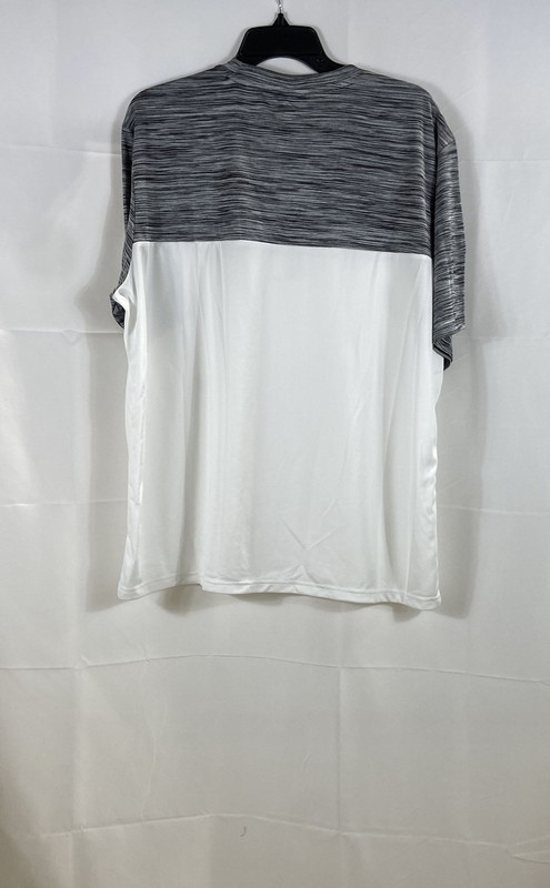 Adidas Men's Training Essential Tech Tee Gray White Climalite NWT XL gallery
