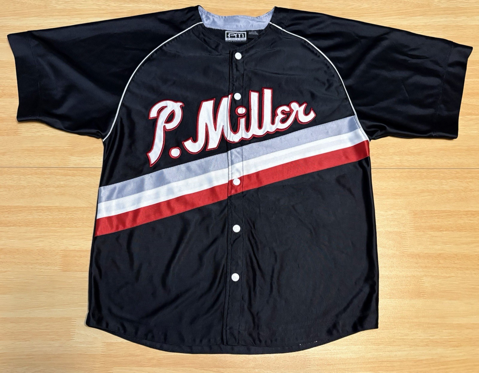 Master P. Miller Vintage Baseball Jersey Men's Large gallery